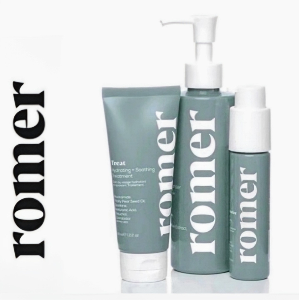 Romer The Complete Unisex Skincare Regimen Bundle Of 3